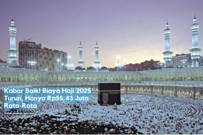 biaya haji 2025 turun