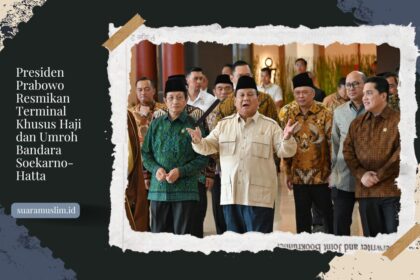 Presiden Prabowo Resmikan Terminal Khusus Haji dan Umroh