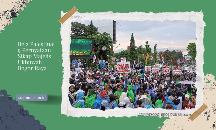 majelis ukhuwah bogor raya bela palestina