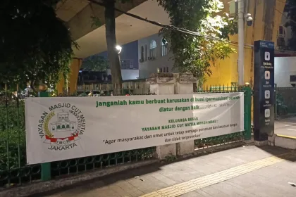 Ketua Yayasan Masjid Cut Meutia, H. Benny Suprihartadi, SH